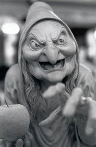 The crazy old lady. She seriously looked just like this.